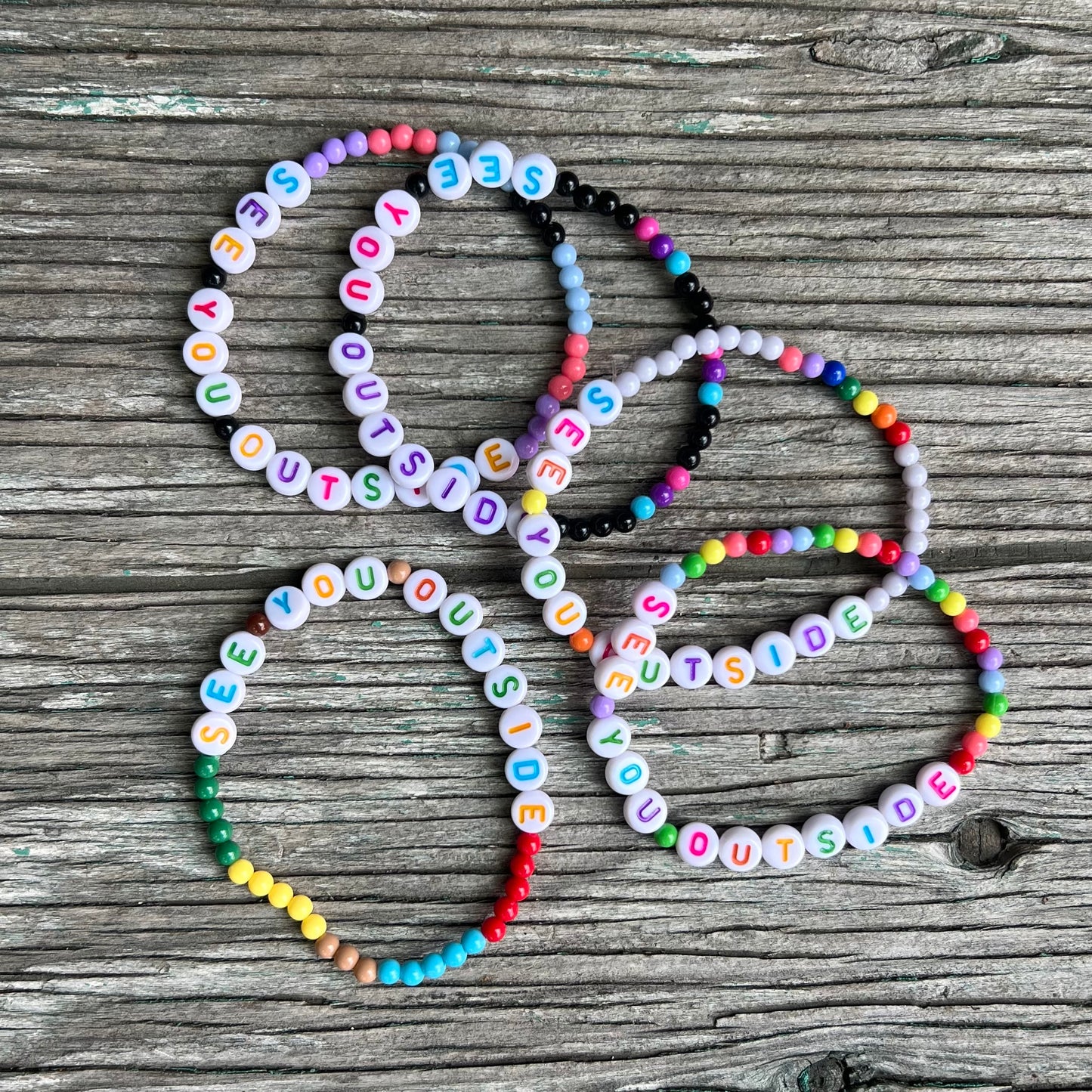 CUSTOM See You Outside Camp Bracelet