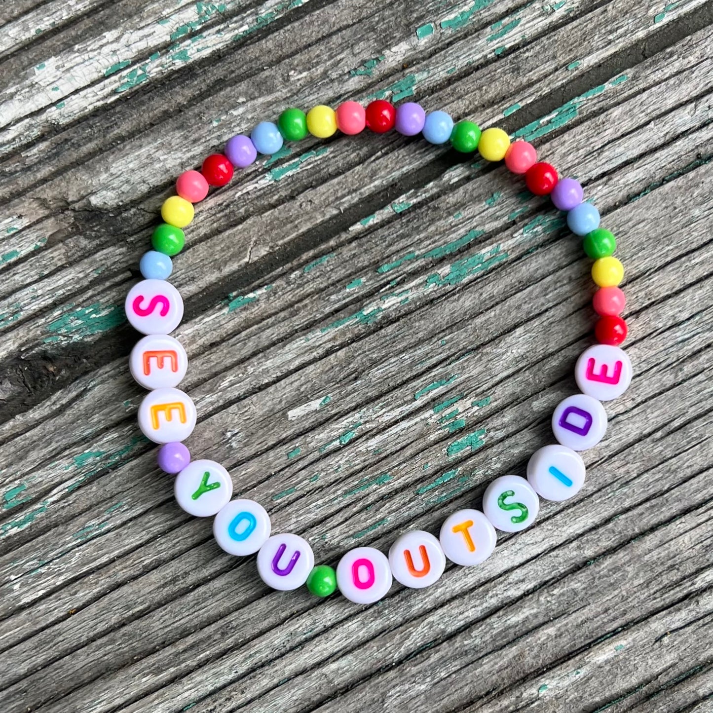 CUSTOM See You Outside Camp Bracelet