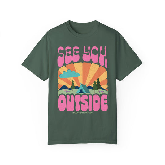 Sunrise Retro Camp Tee