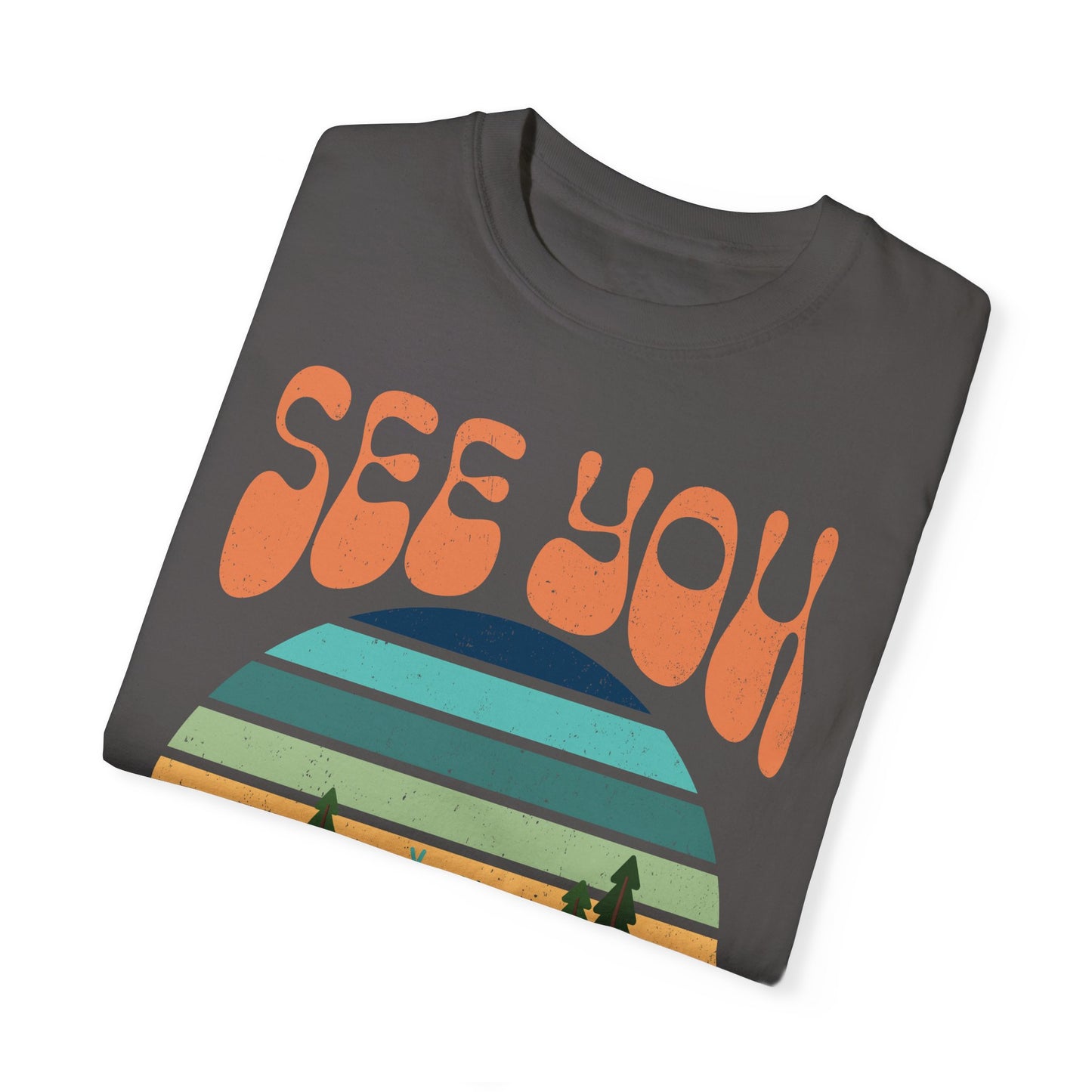 Sunset Retro Camp Tee