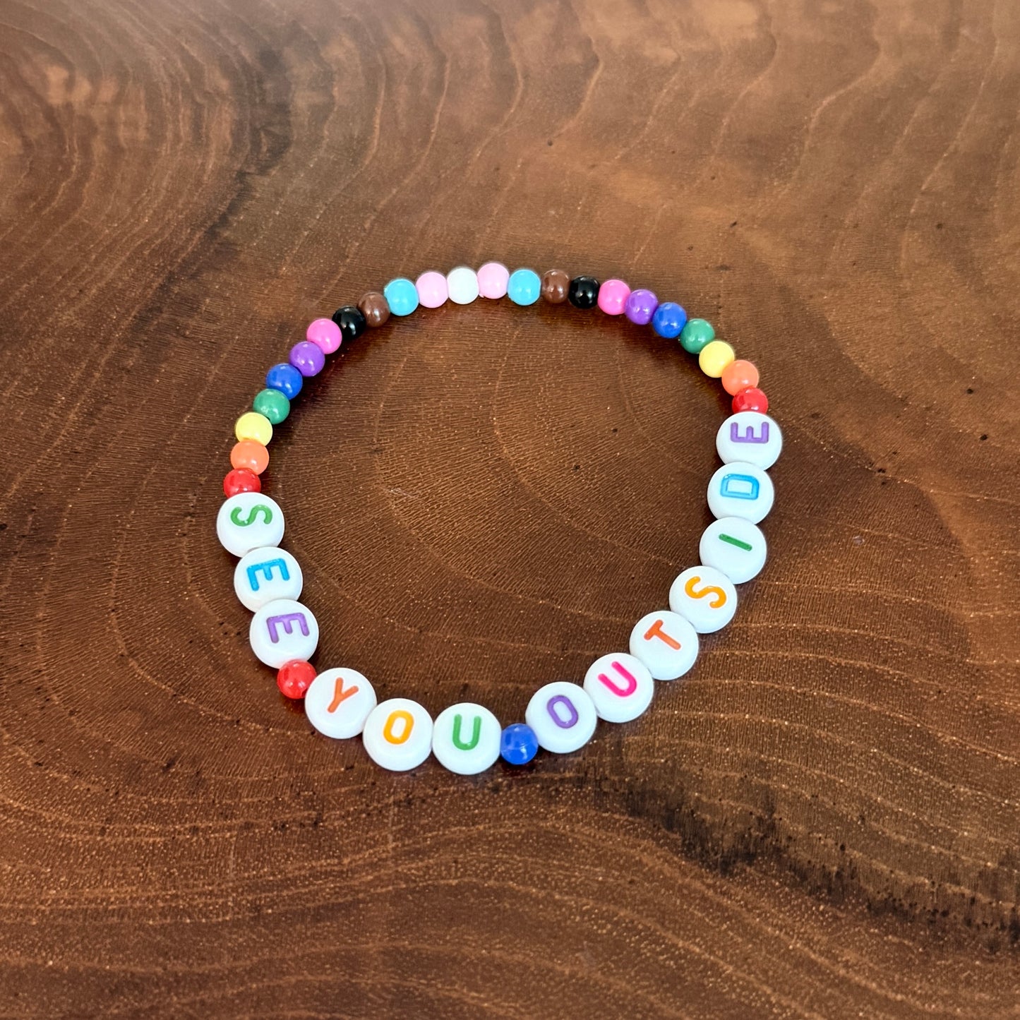 See You Outside Camp Bracelets