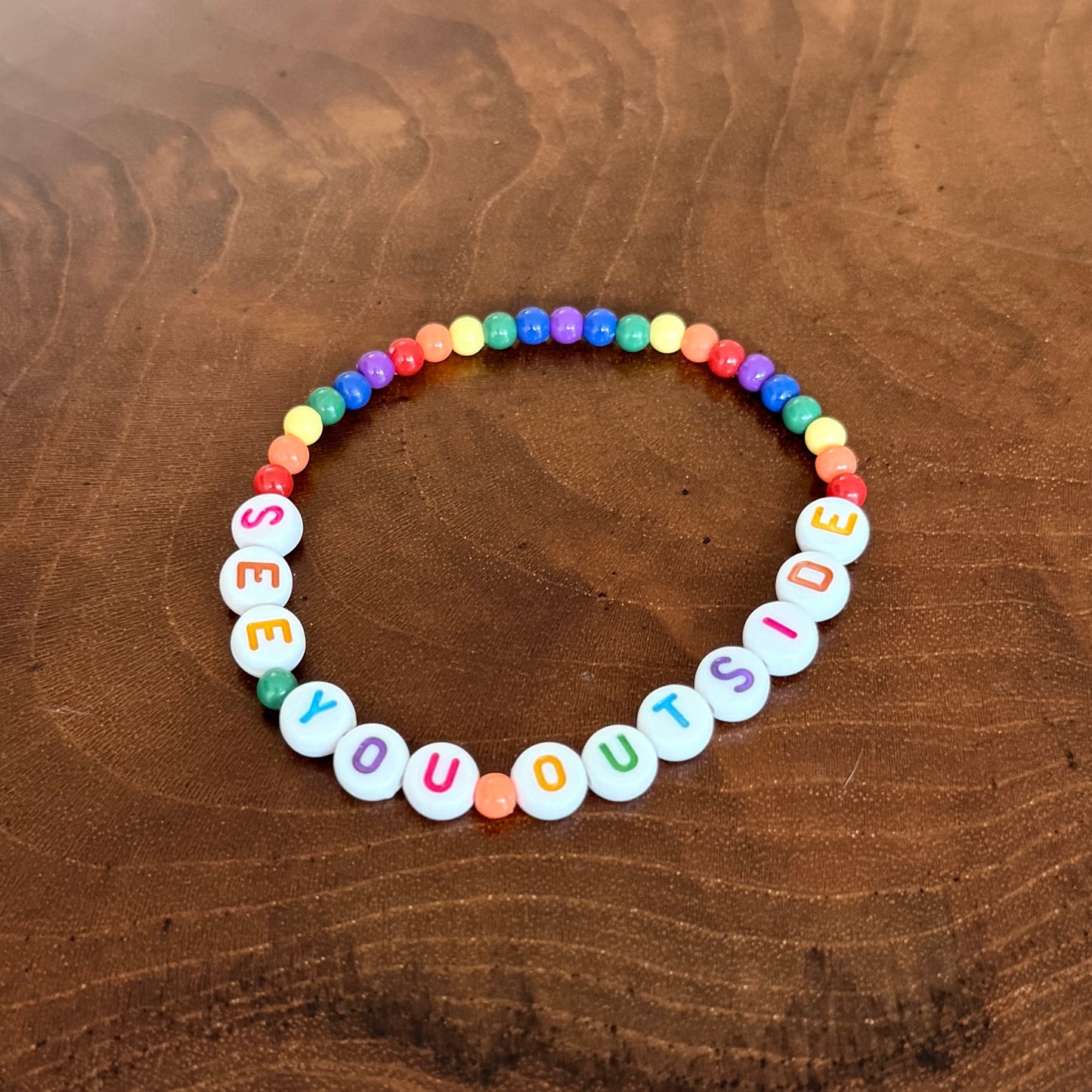 See You Outside Camp Bracelets