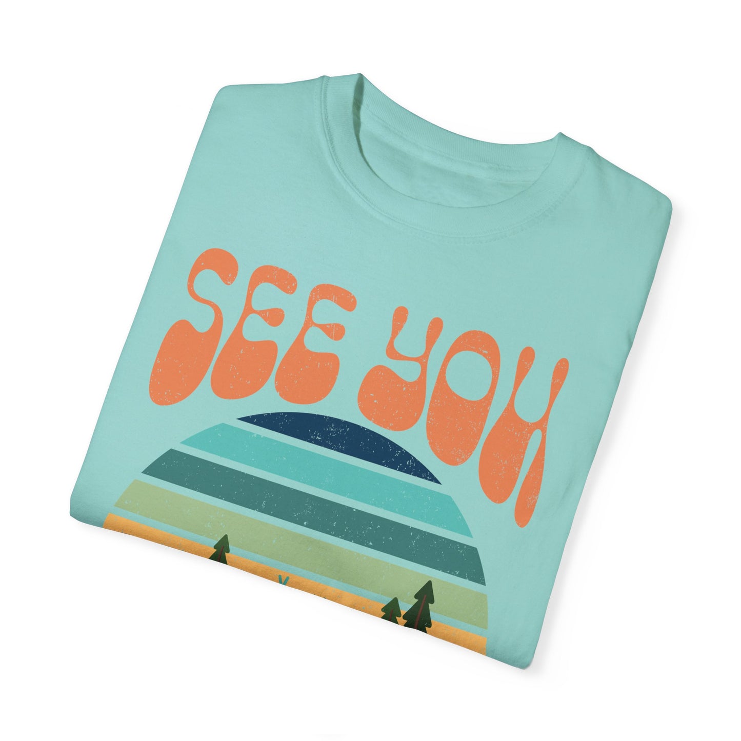 Sunset Retro Camp Tee