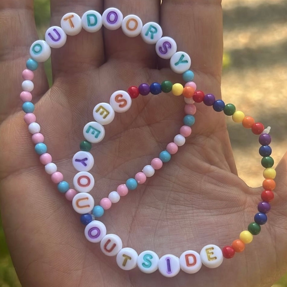 CUSTOM See You Outside Camp Bracelet