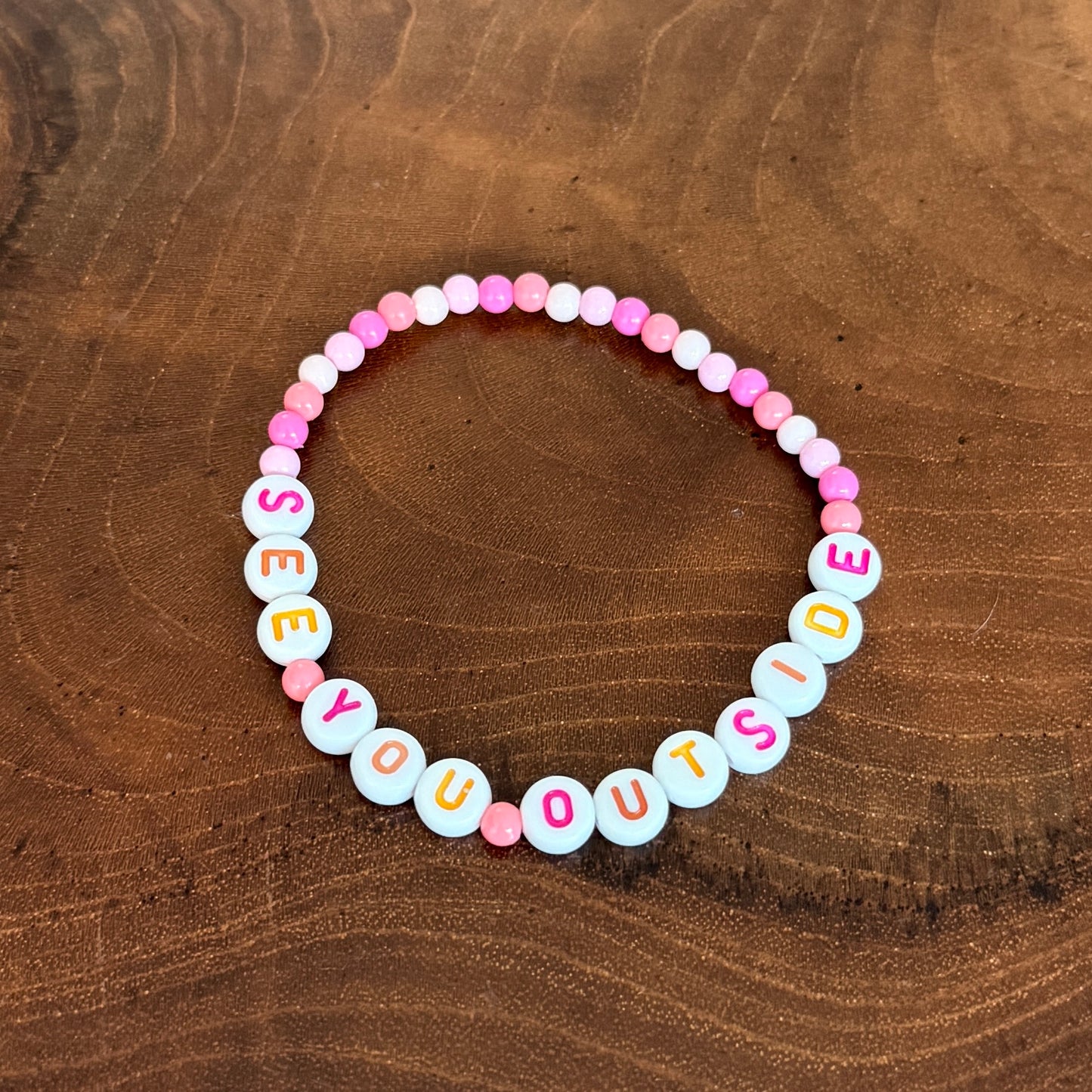 See You Outside Camp Bracelets