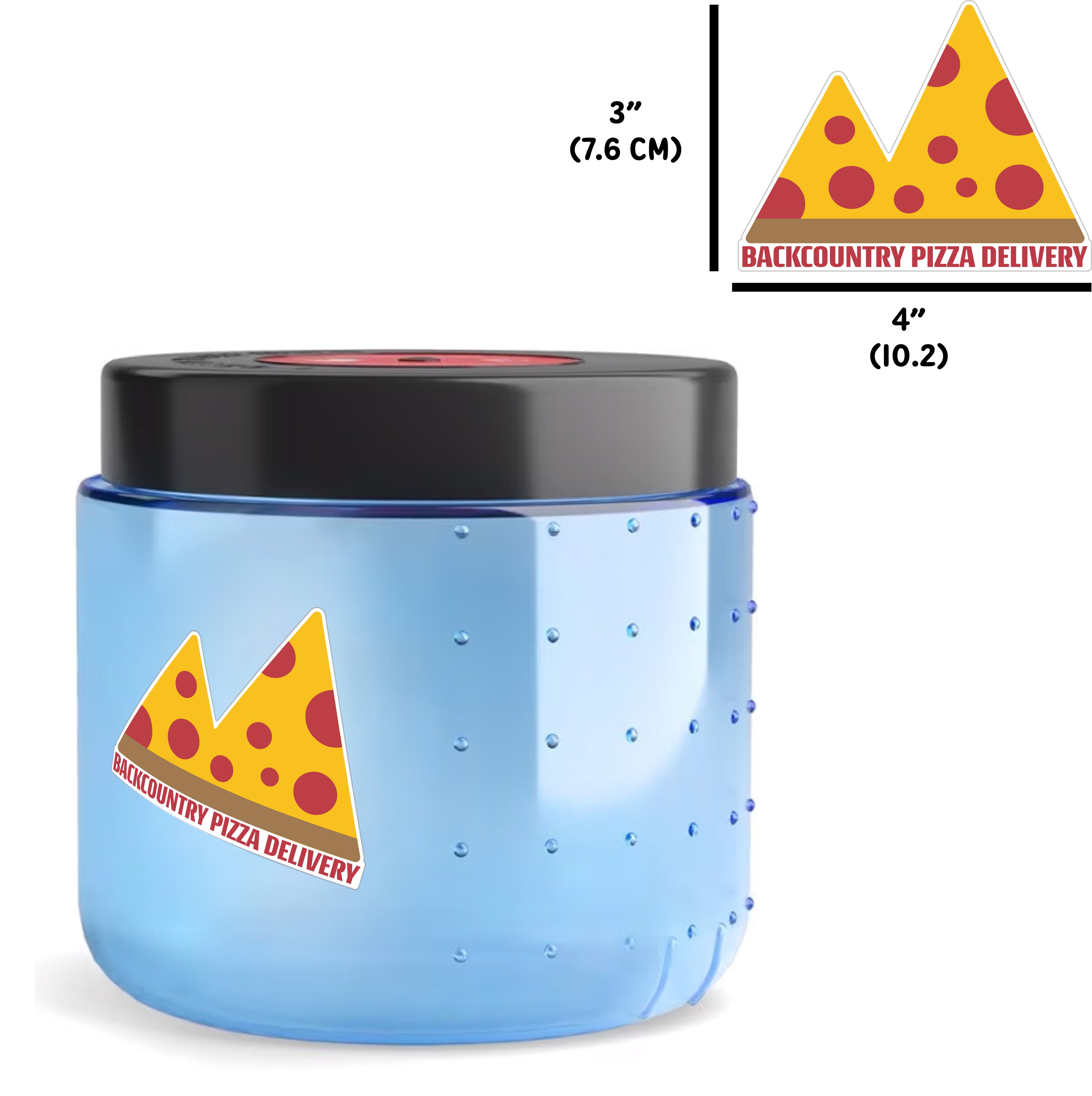 Backcountry Pizza Delivery 🍕 Sticker