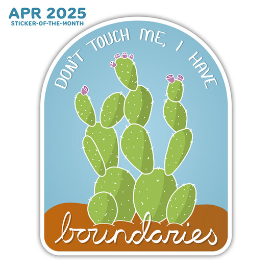 I Have Boundaries 🌵 Sticker